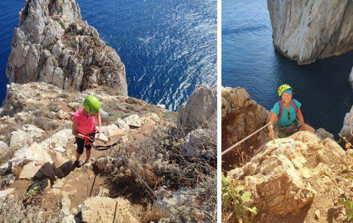 ferrata na Pan di Zucchero w Nebida